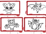 Cute Bat Coloring Book