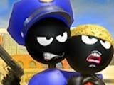 Stickman Police VS Gangsters Street Fight