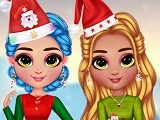 Rainbow Girls Christmas Outfits