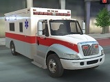 City Ambulance Car Driving